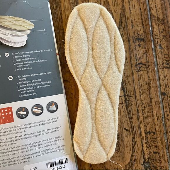 Bergal Thermo Insulated Kids Unisex Insoles with Wool Size 11 NWT - Picture 4 of 6